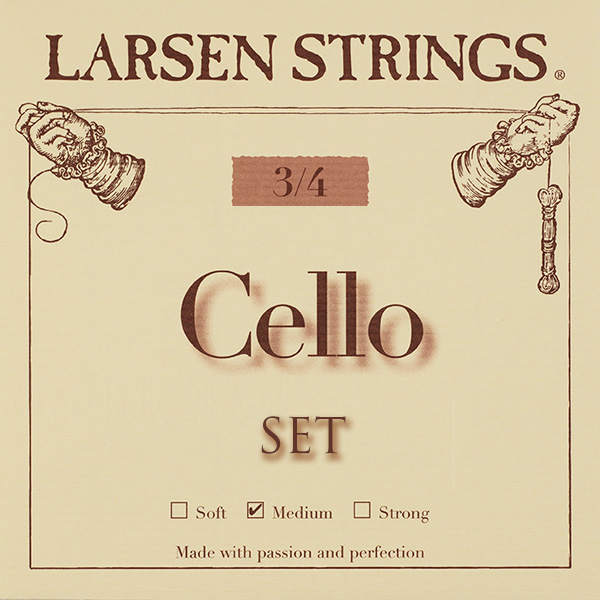 Cellosnaar Larsen 3/4 set
