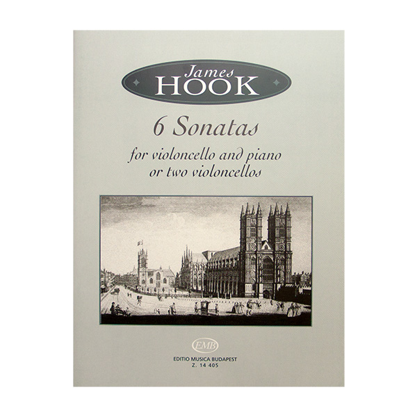 James Hook 6 Sonatas for violoncello and piano or two violoncellos