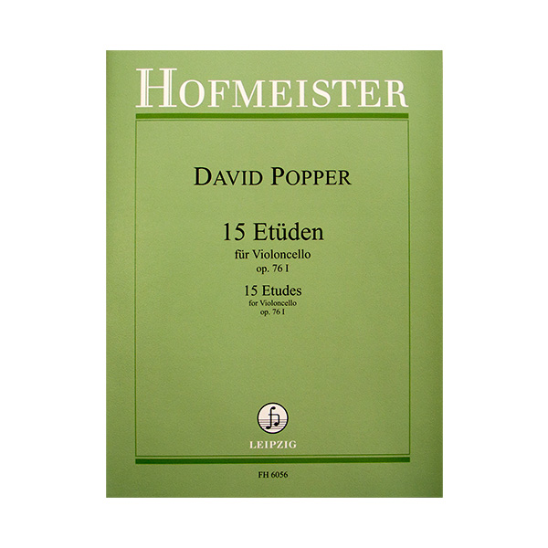 David Popper 15 Etuden fur violoncello op.76 I