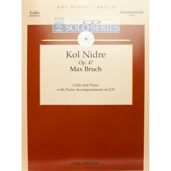 Max Bruch Kol Nidrei Op.47 voor cello en piano (met cd)