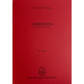 Lamentatio per violoncello solo No.3129 - Giovanni Sollima - Cellowinkel